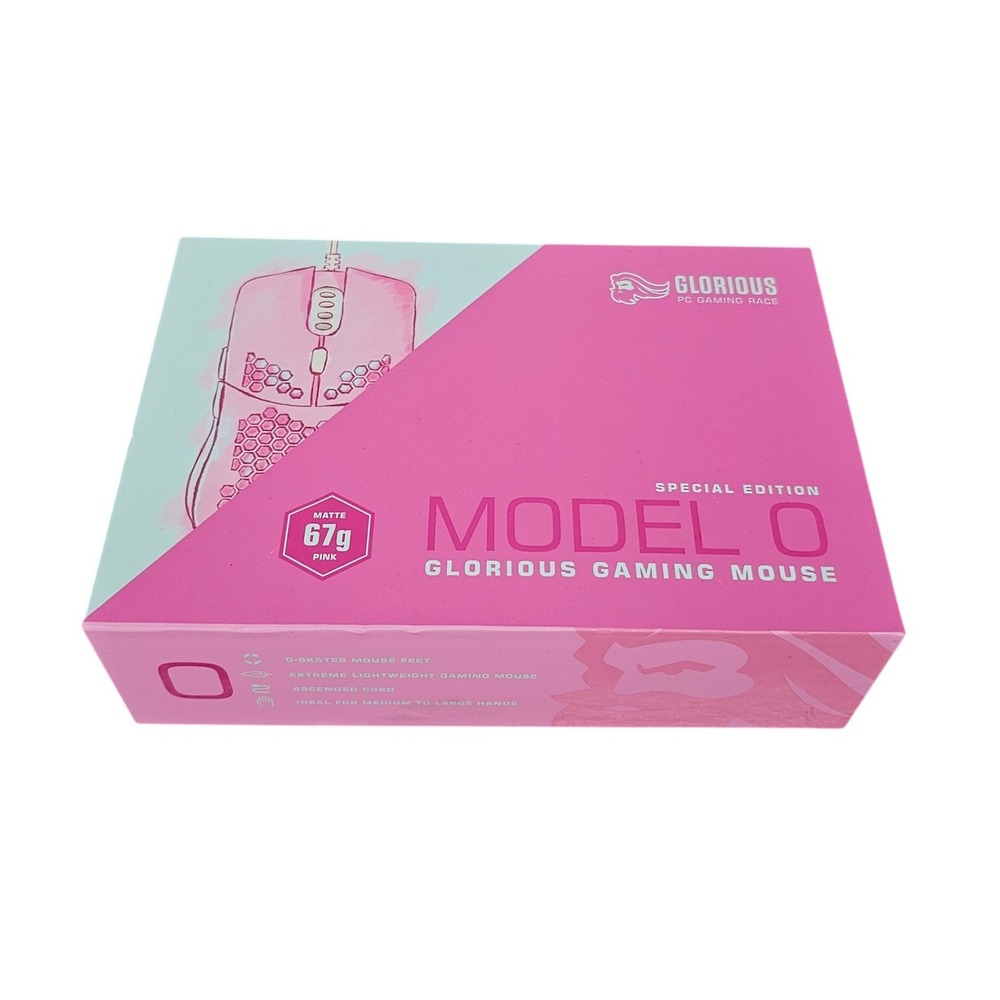 Glorious Model O Special Edition Wired Gaming Mouse Matte Pink 67g GLO-MS-O-PNK